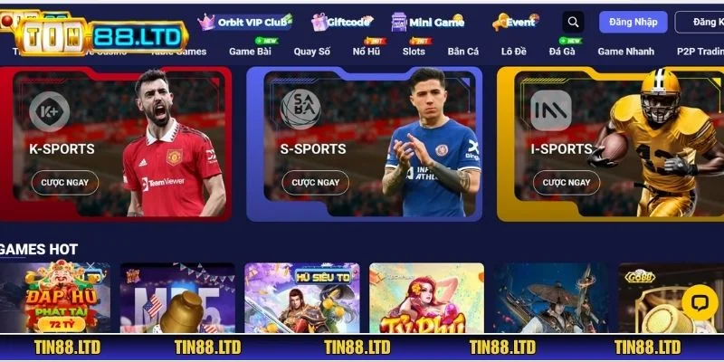 TIN88 sở hữu kho game đa dạng với trải nghiệm đẳng cấp